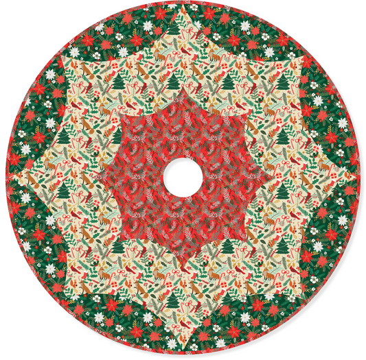 Christmas Spirit by Mia Charro - Brightest Star Tree Skirt Kit