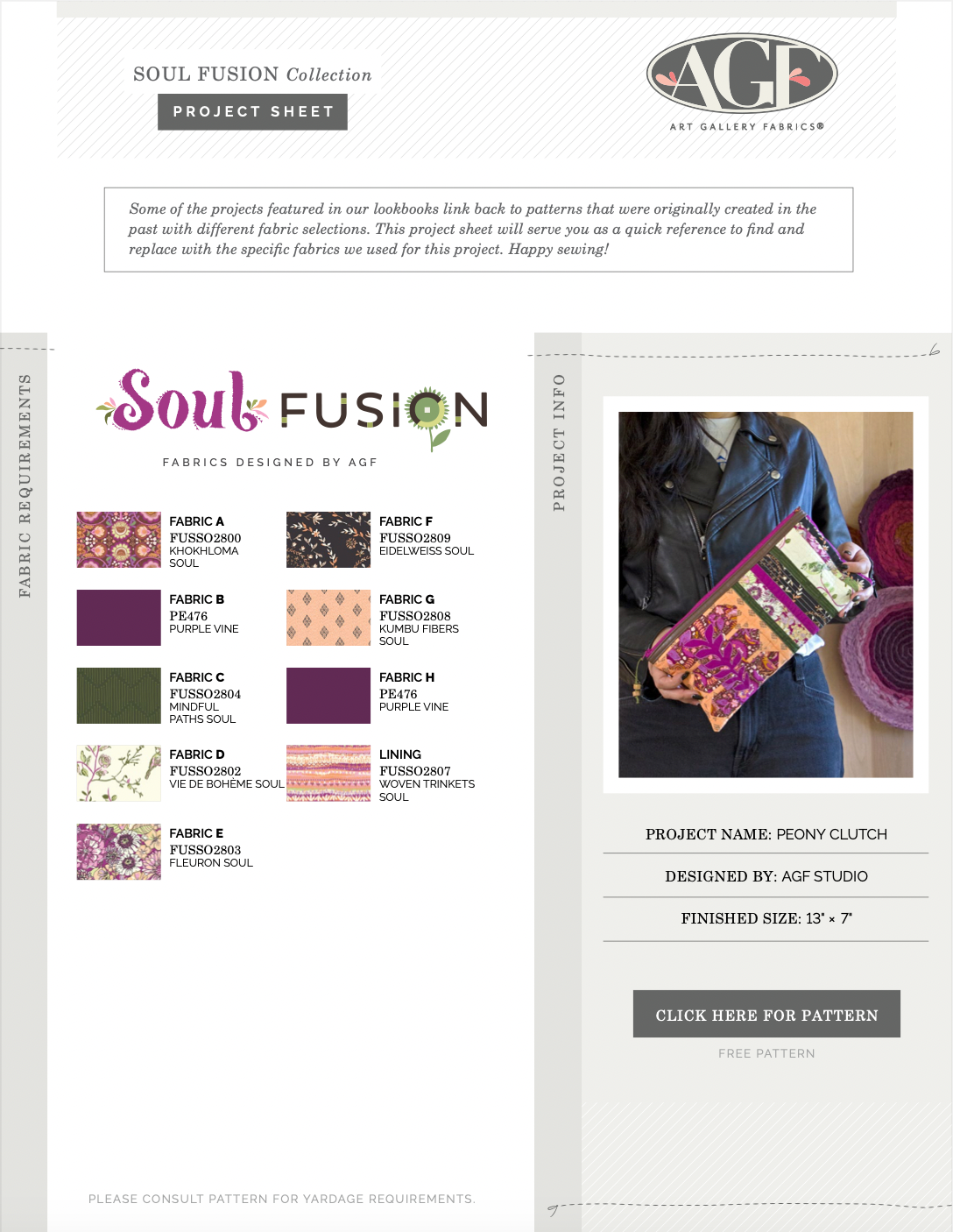 Soul Fusion by AGF Studio : Peony Clutch Kit
