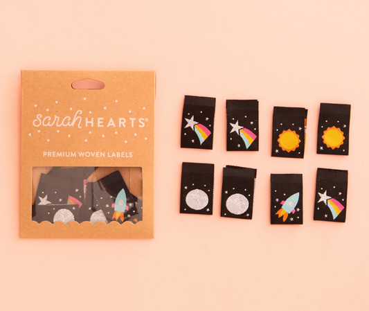 Sarah Hearts Labels : Space Multipack