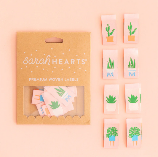 Sarah Hearts Labels : Houseplants Multipack