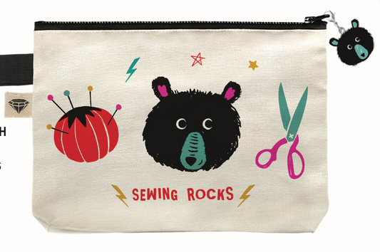 Teddy & the Bears by Sarah Watts - Sewing Rocks Pouch RS7075 (Estimated Ship Date Oct. 2024)