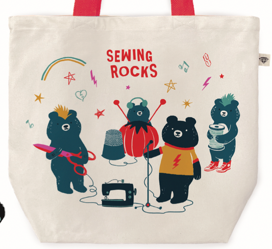 Teddy & the Bears by Sarah Watts - The Band Tote RS7074