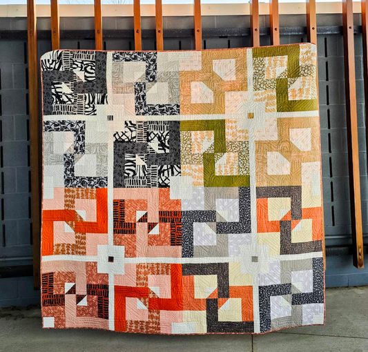 AbstrArt by Katarina Roccella : Cabin Blossom Quilt Kit
