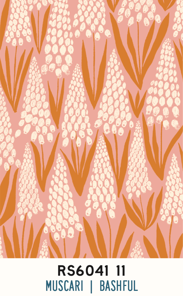 Endpaper by Jen Hewett  - Muscari Bashful RS6041 11 (Estimated Ship Date Nov. 2024)