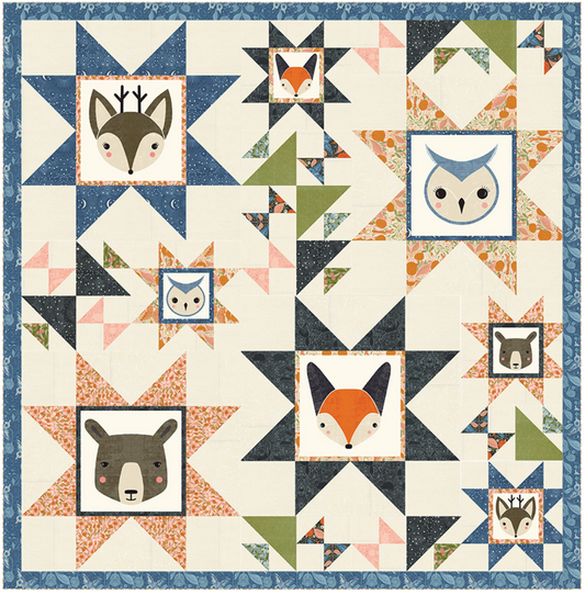 Woodland Wonder by Gingiber : Woodland Friends Quilt Kit