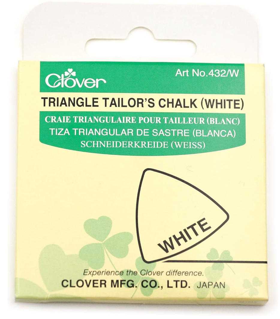 Triangle Tailors Chalk - White