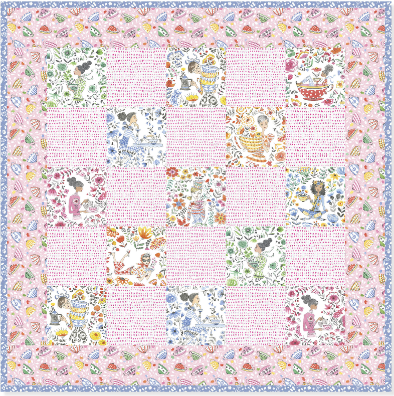 Blossom Brew by Anne Keenan Higgins - Sweet Blossoms Wall Hanging Kit (Estimated Arrival Dec. 2024)