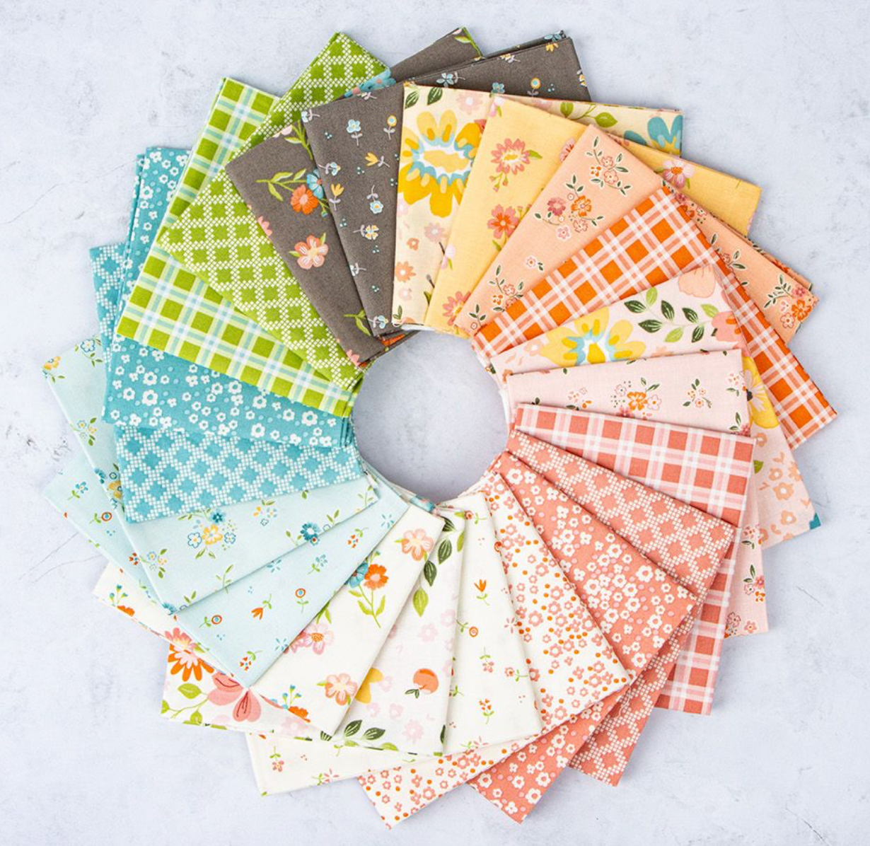 Spring’s in Town by Sandy Gervais : Fat Quarter Bundle