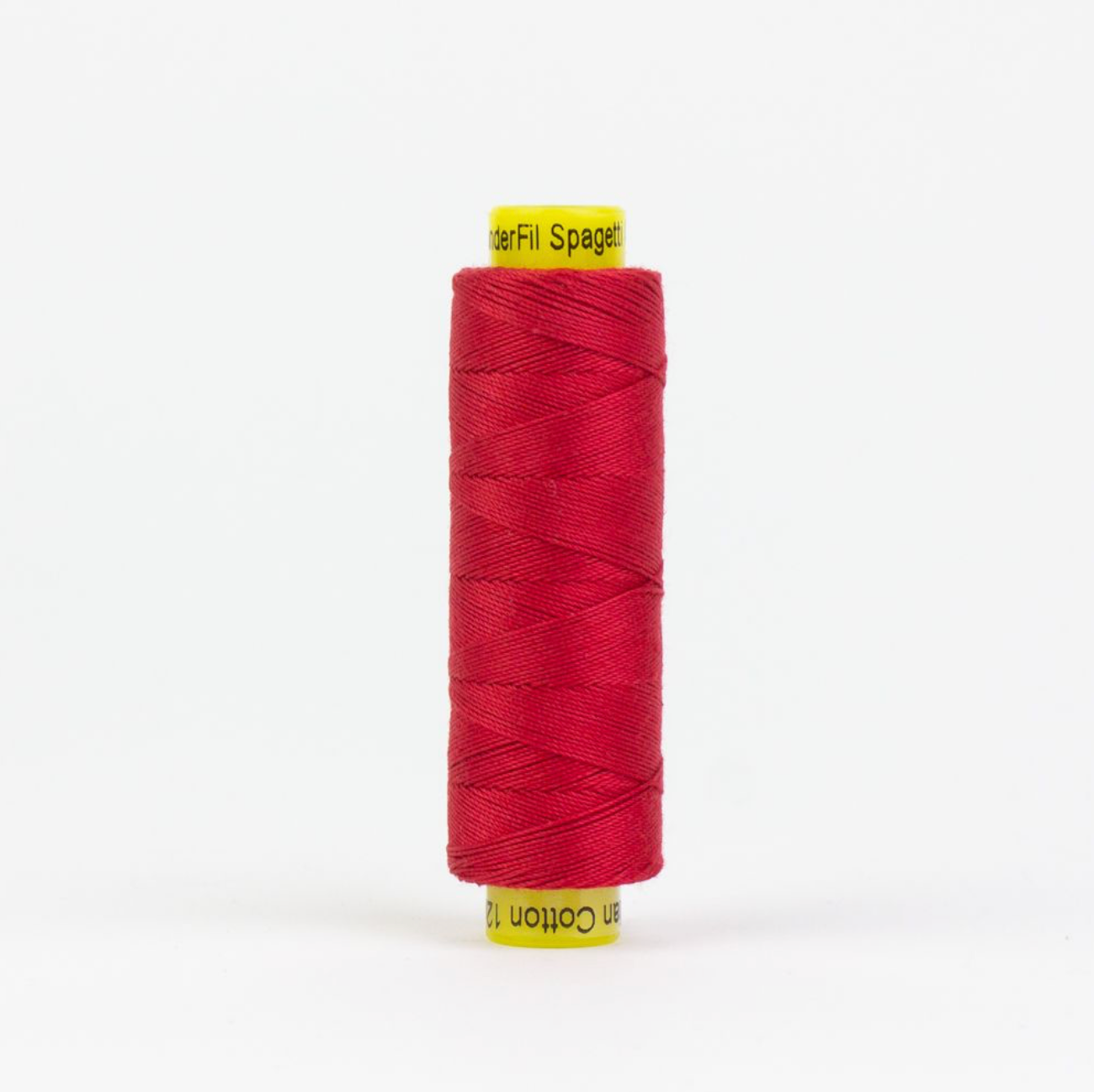 Spagetti 12wt Egyptian Cotton Thread - 109yd Spool - Bright Warm Red SP-01