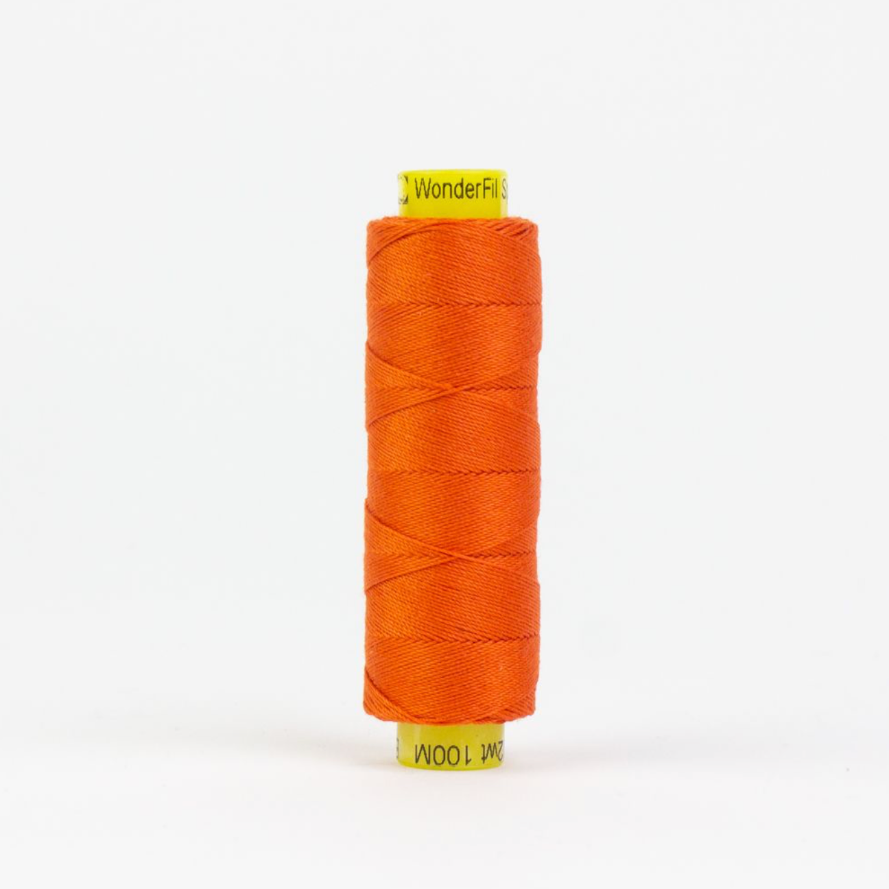 Spagetti 12wt Egyptian Cotton Thread - 109yd Spool - Fun Orange SP-02