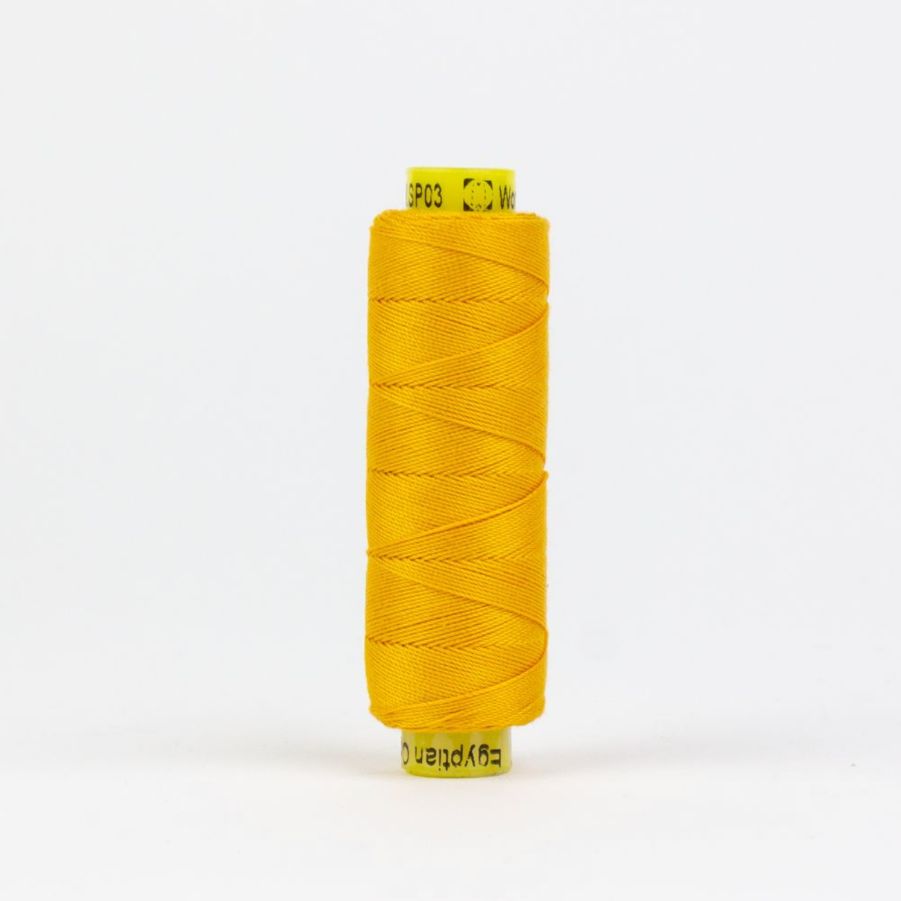 Spagetti 12wt Egyptian Cotton Thread - 109yd Spool - Golden Yellow SP-03