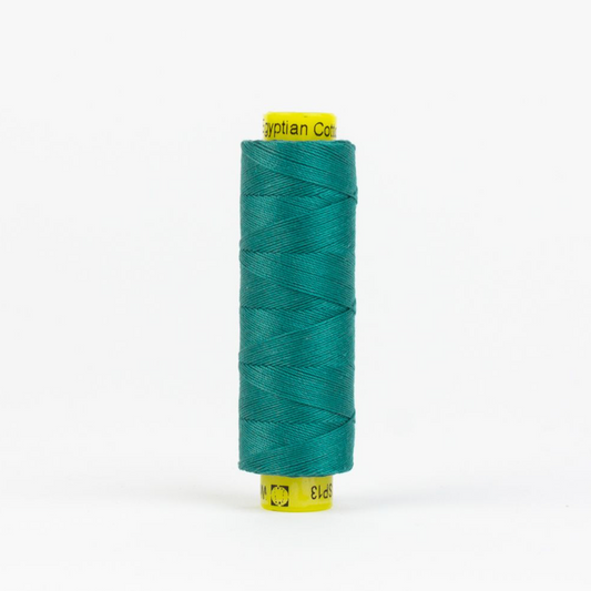 Spagetti 12wt Egyptian Cotton Thread - 109yd Spool - Deep Ocean Green/Blue SP-13