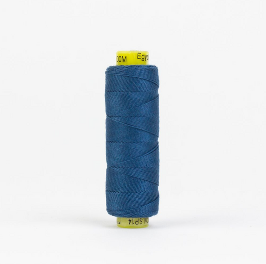 Spagetti 12wt Egyptian Cotton Thread - 109yd Spool - Stormy Blue SP-14