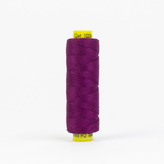 Spagetti 12wt Egyptian Cotton Thread - 109yd Spool - Deep Magenta SP-16