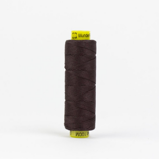 Spagetti 12wt Egyptian Cotton Thread - 109yd Spool - Dark Chocolate SP-17