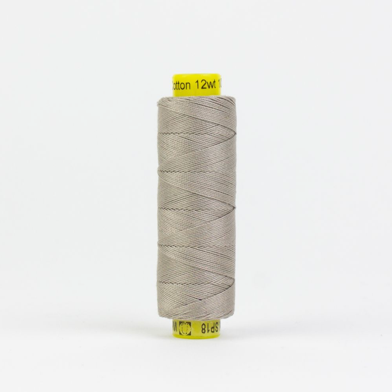 Spagetti 12wt Egyptian Cotton Thread - 109yd Spool - Lt. Grey Taupe SP-18