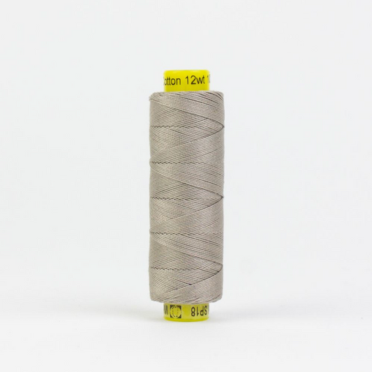 Spagetti 12wt Egyptian Cotton Thread - 109yd Spool - Lt. Grey Taupe SP-18