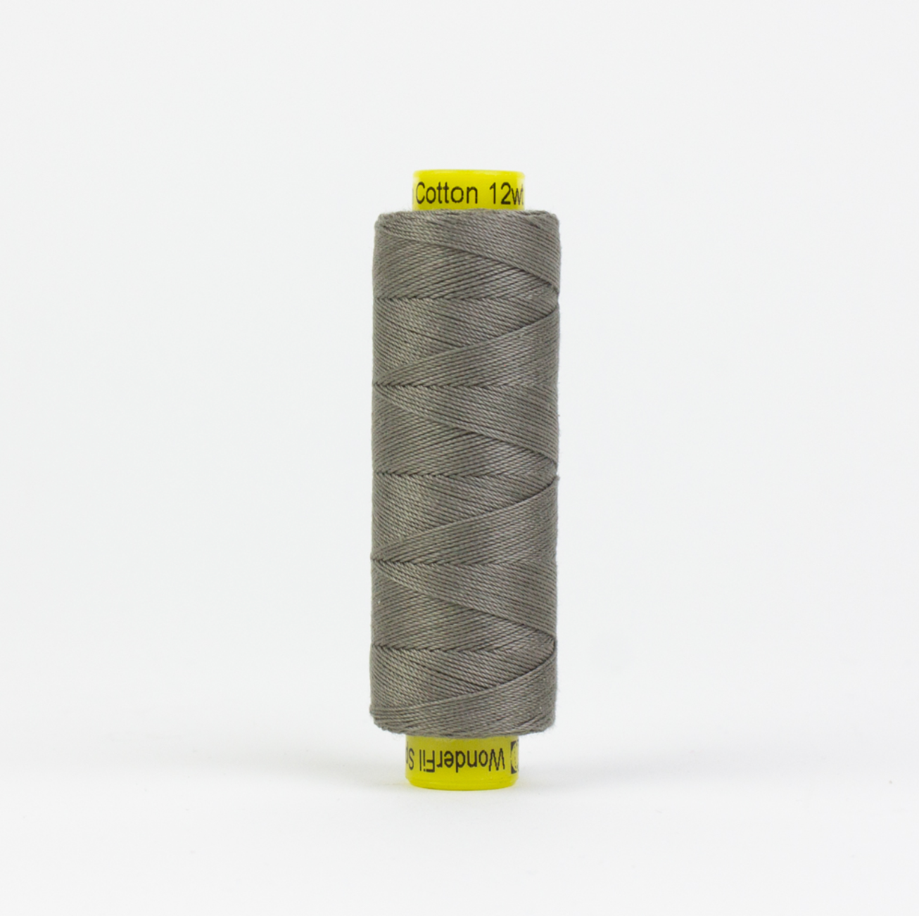 Spagetti 12wt Egyptian Cotton Thread - 109yd Spool - Med. Grey Taupe SP-19