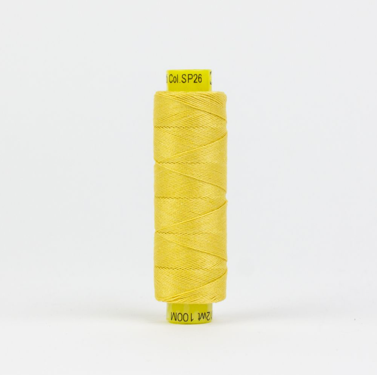 Spagetti 12wt Egyptian Cotton Thread - 109yd Spool - Soft Yellow SP-26
