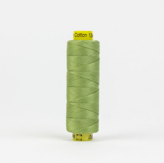 Spagetti 12wt Egyptian Cotton Thread - 109yd Spool - Soft Green SP-27