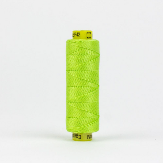 Spagetti 12wt Egyptian Cotton Thread - 109yd Spool - Light Spring Green SP-42