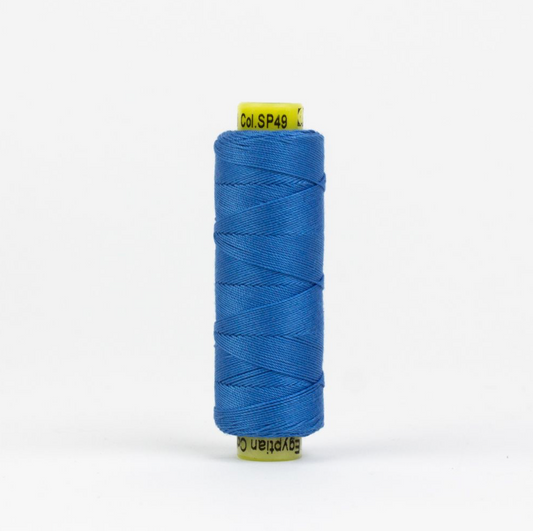 Spagetti 12wt Egyptian Cotton Thread - 109yd Spool - Marine Blue SP-49