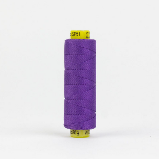 Spagetti 12wt Egyptian Cotton Thread - 109yd Spool - Purple Pansy SP-51