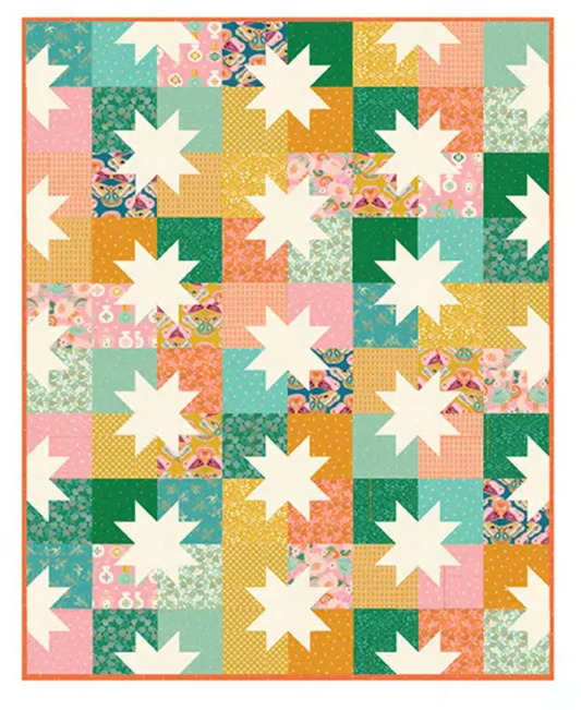 Star Pop II Quilt Kit featuring Curio by Melody Miller