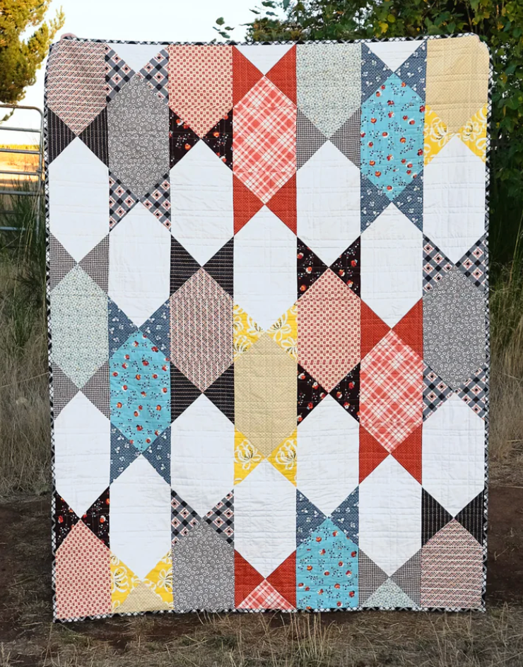 Le modèle de courtepointe Abigail : Quilting de table de cuisine