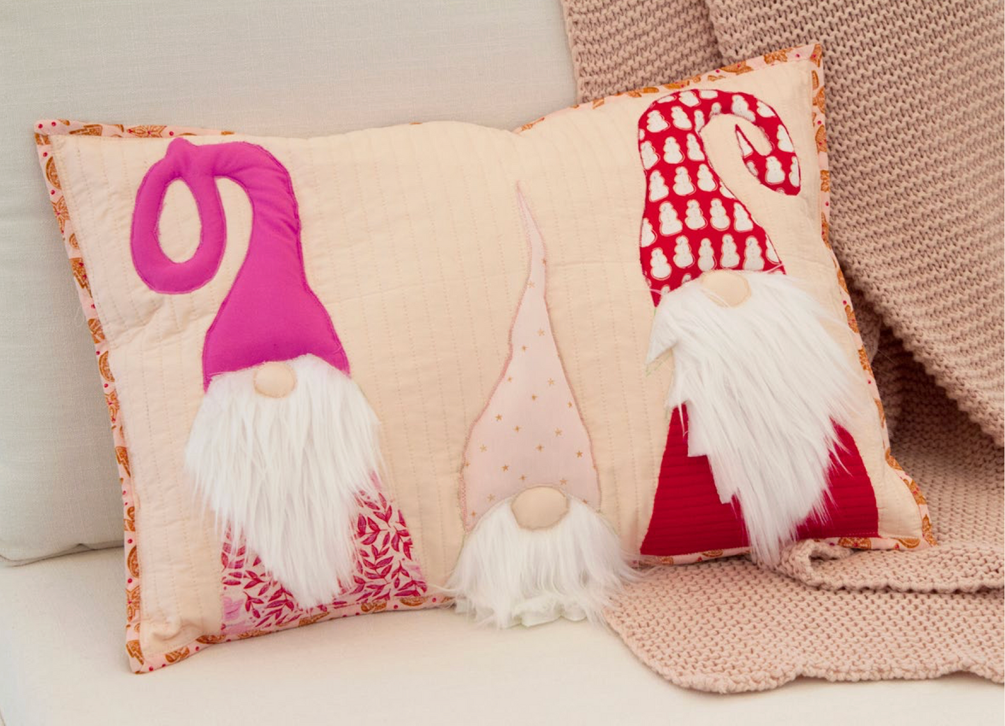 Gnome Sweet Gnome Pillow Kit featuring Christmas in the City