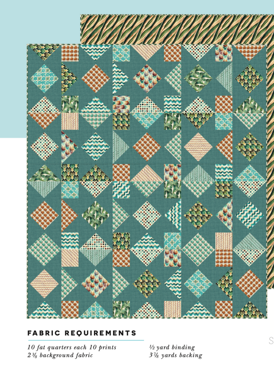 Bali Dreams by Penn Gray Design : Starling Quilt Kit (Estimated Arrival Jan. 2025)