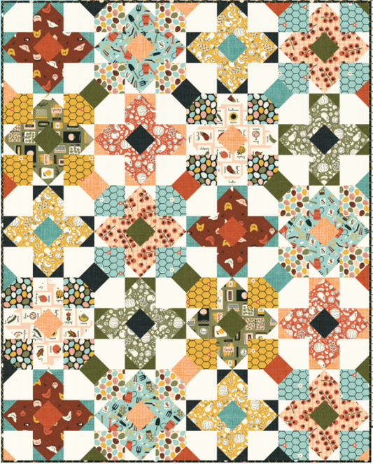 Homestead Haven by Shelby Warwood : Do-si-do Quilt Kit (Estimated Arrival Feb. 2025)