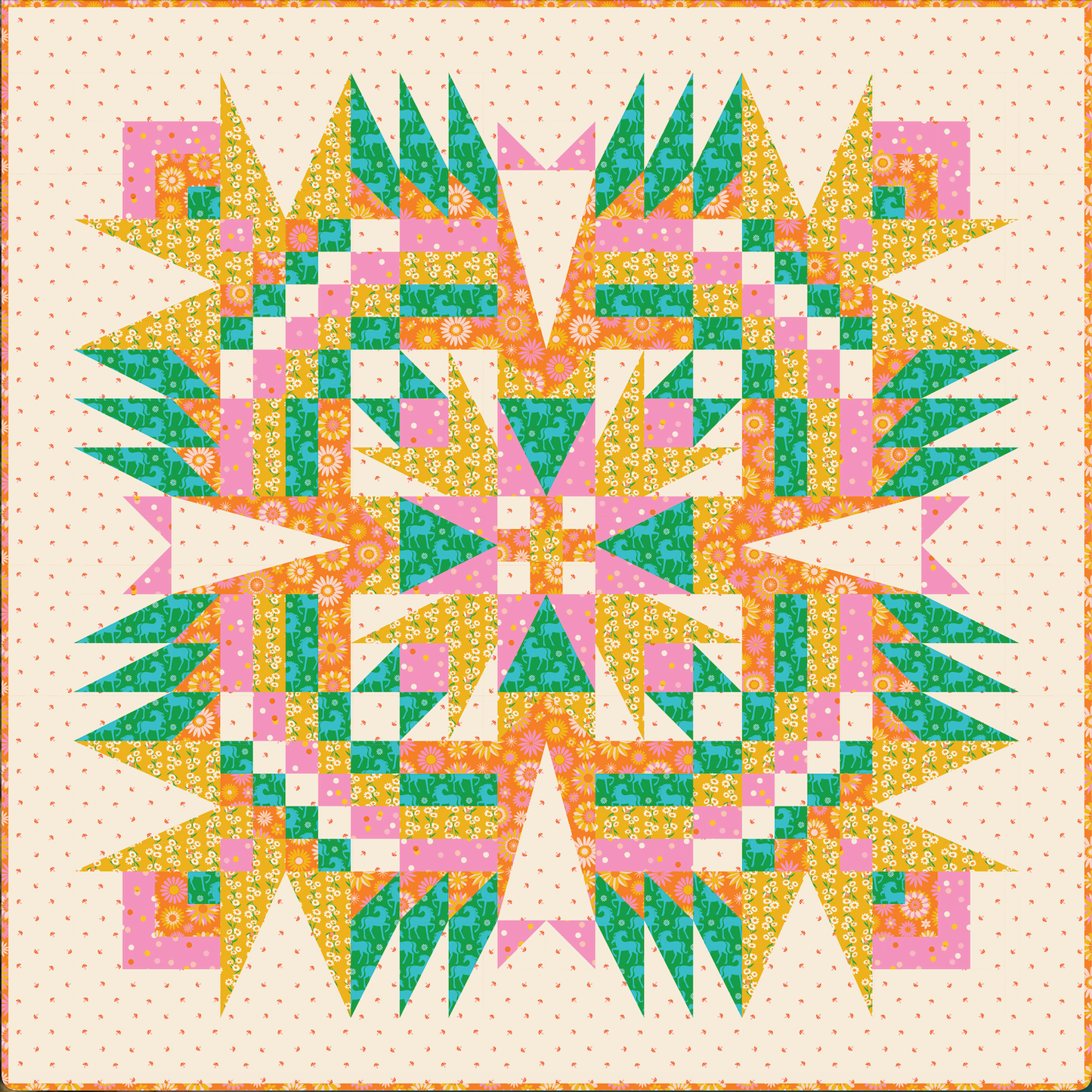 Carousel by Melody Miller : Radical Quilt Kit (Estimated Arrival Feb. 2025)