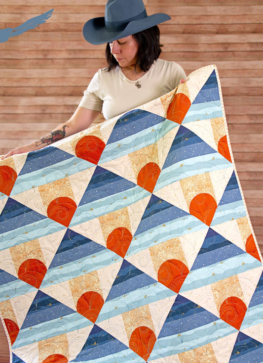 Coyote Hill by Katie O'Shea : Mountain Horizon Quilt Kit