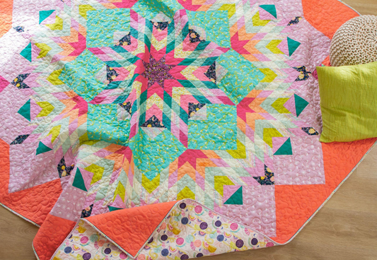 Sunrise Sunset by Jessica Swift  ~  Rosette Quilt Kit