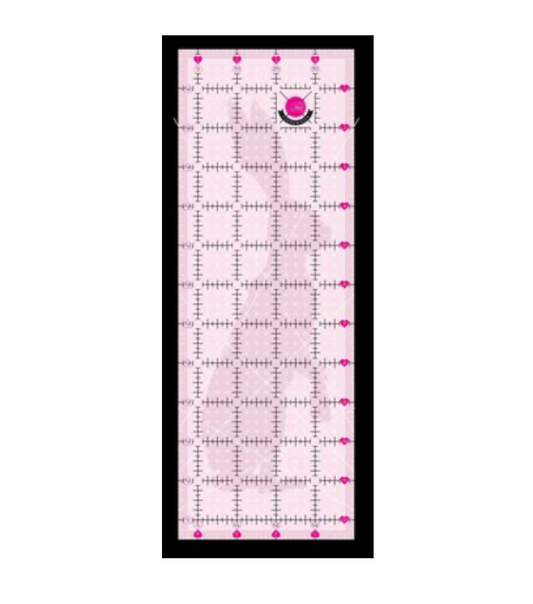 Tula Pink 4.5in x 12.5in Non Slip Rabbit Ruler TP4X12 - Special Order