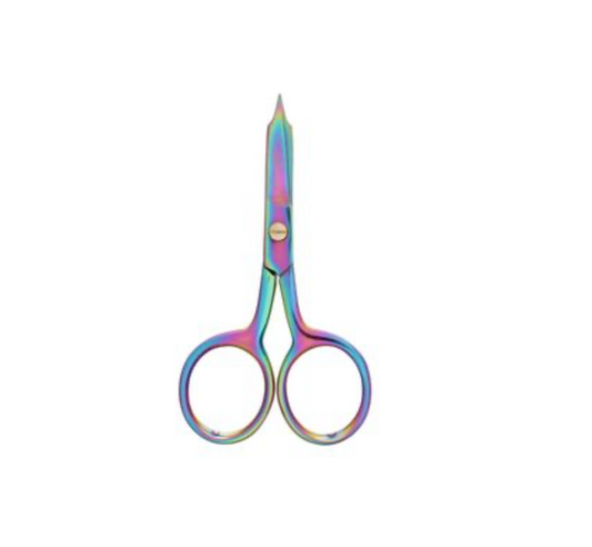 Tula Pink Large Ring Micro Tip Scissors TP711T - Special Order