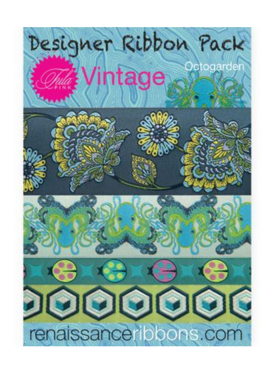 Tula Pink Vintage - Octogarden Designer Ribbon Pk- Special Order