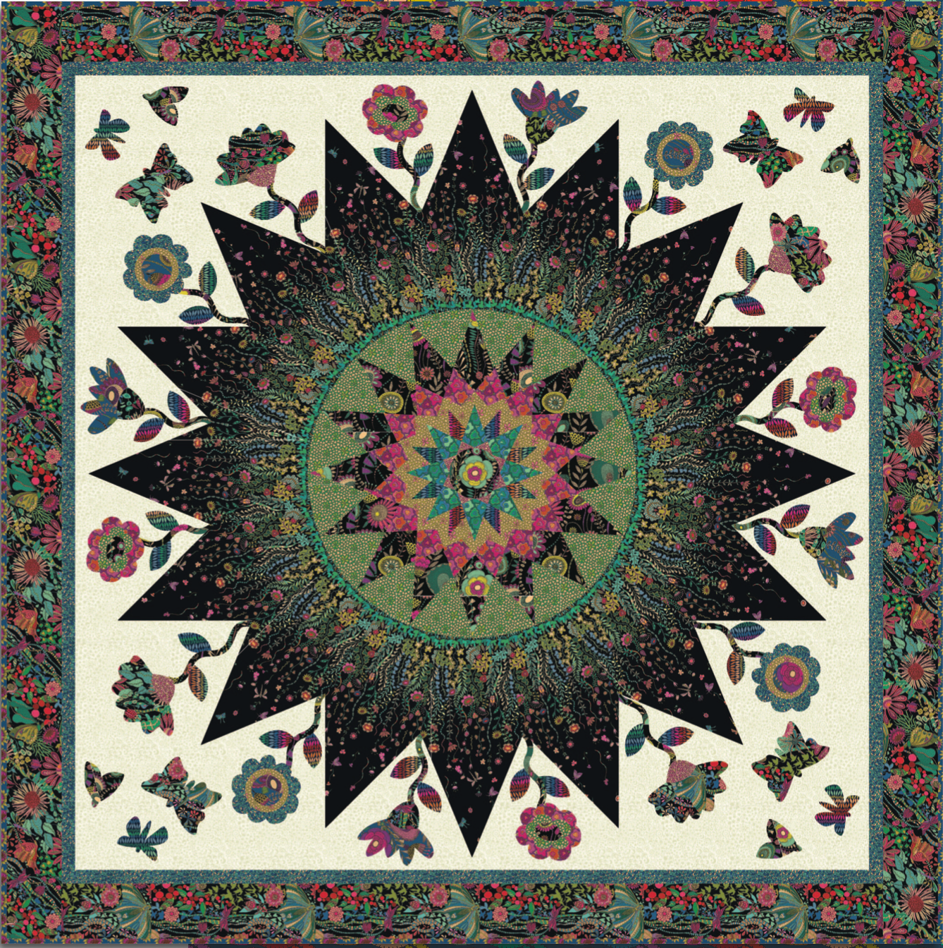 Twilight by Sally Kelly: Twilight Star Quilt Kit (Estimated Arrival Feb 2025)