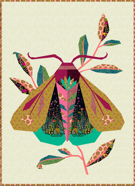 Twilight by Sally Kelly: The Moth Quilt Kit (Estimated Arrival Feb 2025)