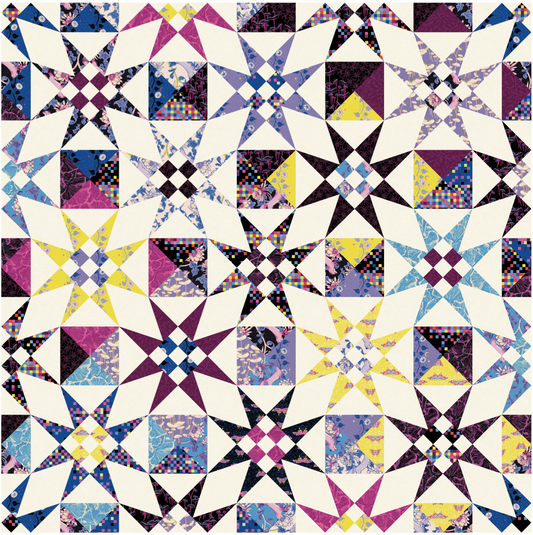 Glow Garden by Sarah Watts: Picnic Pop Quilt Kit (Estimated Arrival June 2025)