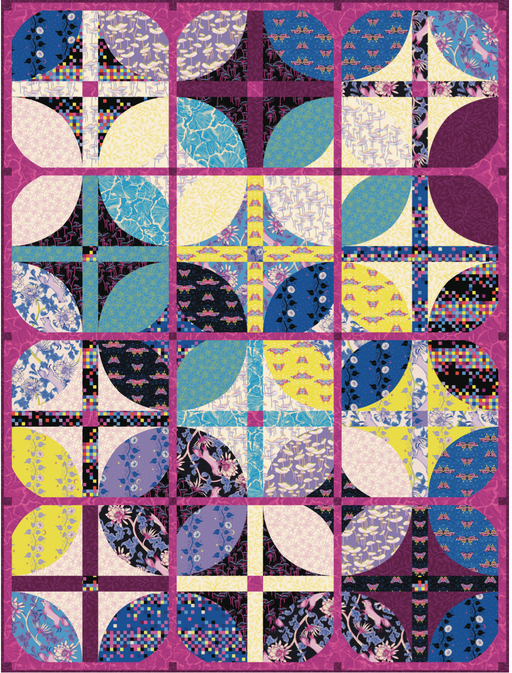 Glow Garden by Sarah Watts: Courtyard Quilt Kit (Estimated Arrival June 2025)