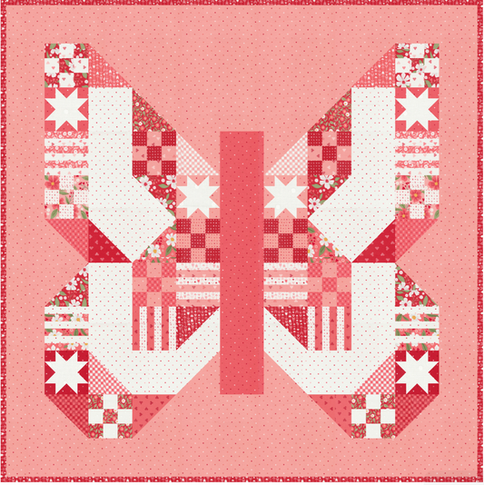 Love Blooms by Lella Boutique  :  Butterfly Patch Quilt Kit (Estimated Arrival Nov. 2024)