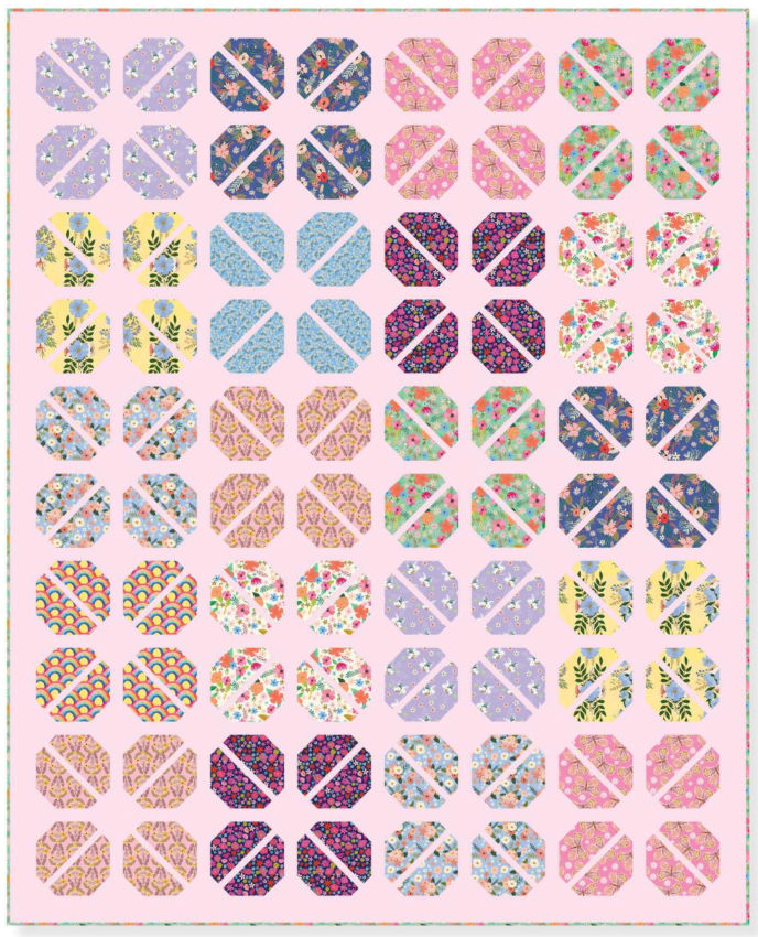 Bloom by Mia Charro - Corolla Quilt Kit