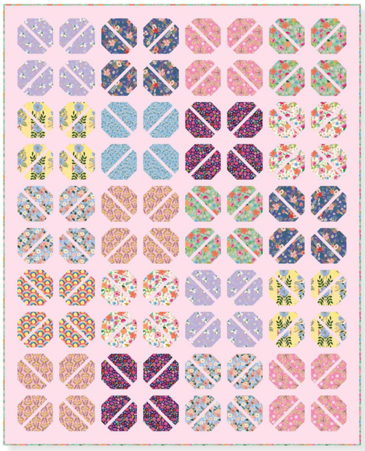 Bloom by Mia Charro - Corolla Quilt Kit