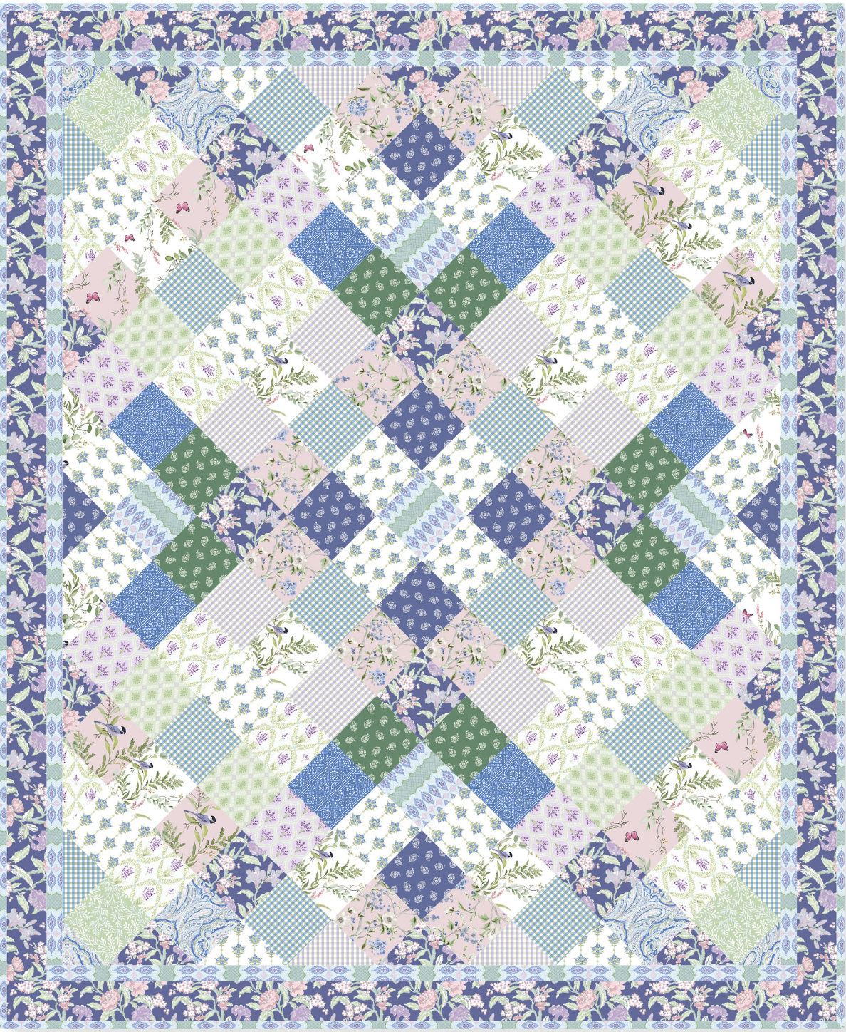 New Traditional by Lillian August: City Chic Quilt Kit (Estimated Ship Date July 2025)