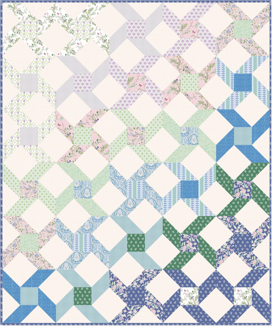 New Traditional by Lillian August: Liverpool Lane Quilt Kit (Estimated Ship Date July 2025)