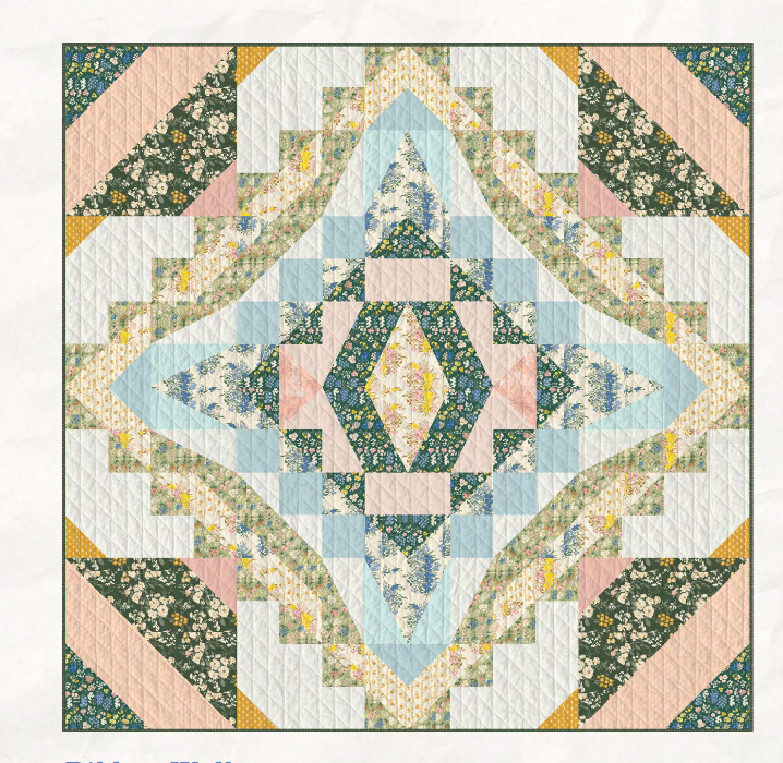 A Year in Petals by Bonnie Christine :  Ribbon Walk Quilt Kit