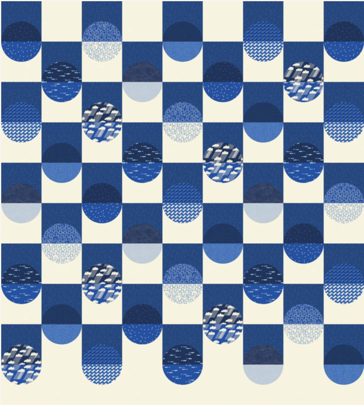 Water by Ruby Star Collaborative - Checker Quilt Kit