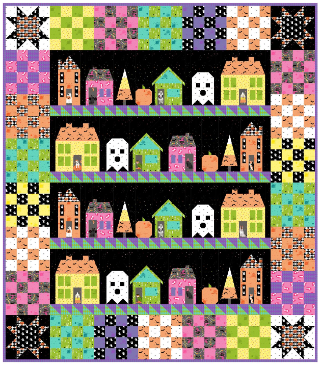 Costume Party by Pammie Jane - Dead End Quilt Kit (Estimated Ship Date April 2025)